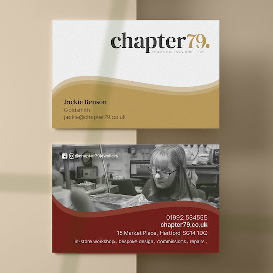 Chapter79-Business-Card Design Hertfordshire